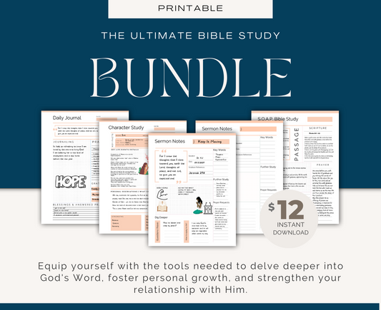ULTIMATE Bible Study Bundle