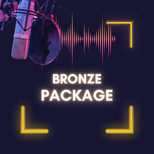Podcasting 101:  Beginner's Starter Kit -  BRONZE Package
