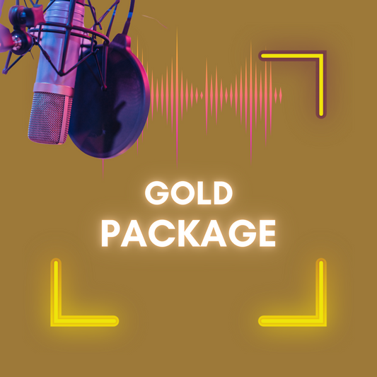 Podcasting 101:  Beginner's Starter Kit - GOLD Package