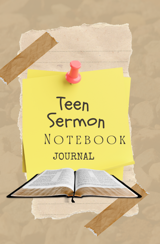 Teen Sermon Notebook Journal Printable
